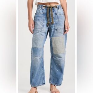 NWT Free People Women's Moxie Low Slung Pull on Barrel